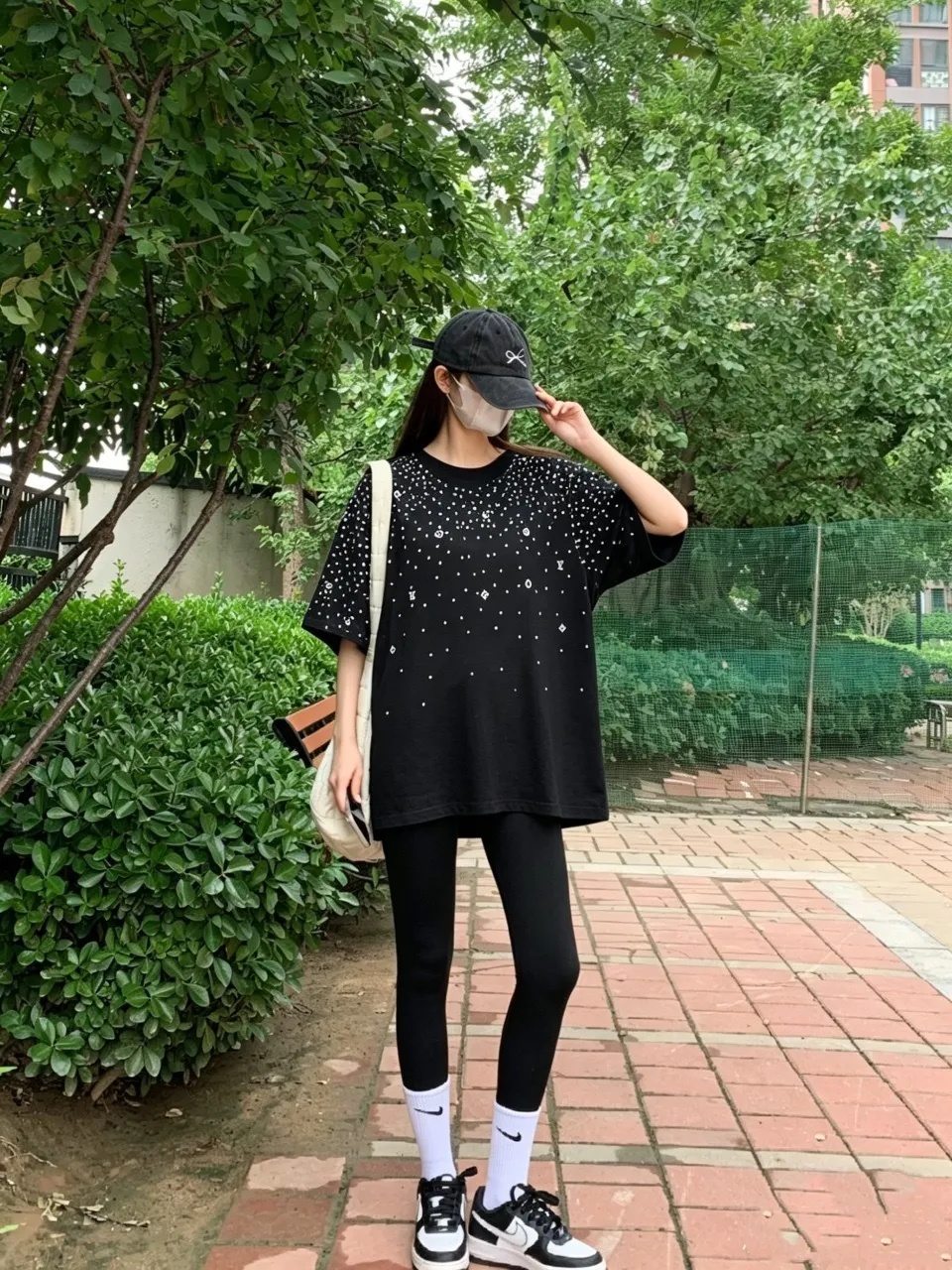 Louis Vuitton/Louis Vuitton starry printed short sleeves